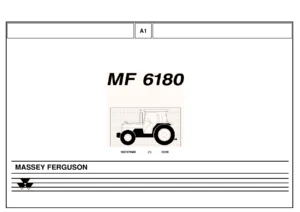 Massey Ferguson MF6180 Tractor Parts Catalog 1637279M8 - Complete Illustrated Parts Manual PDF