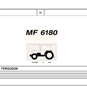 Massey Ferguson MF6180 Tractor Parts Catalog 1637279M8 - Complete Illustrated Parts Manual PDF