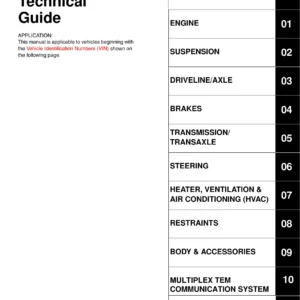 Mazda CX-5 KE Technical Guide and Wiring Diagrams SKYACTIV-G 2.0 SKYACTIV-D 2.2