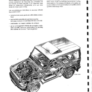 Mercedes-Benz Classe G Type 463 - Manuel de Service Après-Vente 1990 (200 GE, 230 GE, 300 GE, 250 GD, 300 GD)