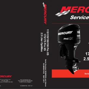 Mercury 115 135 150 175 OptiMax 150/175 Pro XS Service Manual 90-8M0057453