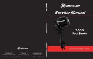 Mercury 2.5 3.5 FourStroke Service Manual 2012 - 90-8M0065421 PDF