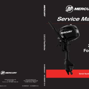 Mercury 2.5 3.5 FourStroke Service Manual 2012 - 90-8M0065421 PDF