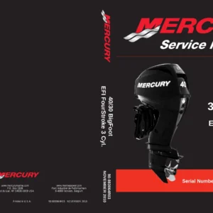 Mercury 30 40 BigFoot EFI FourStroke Outboard Service Manual 2010 - 3 Cylinder Repair PDF