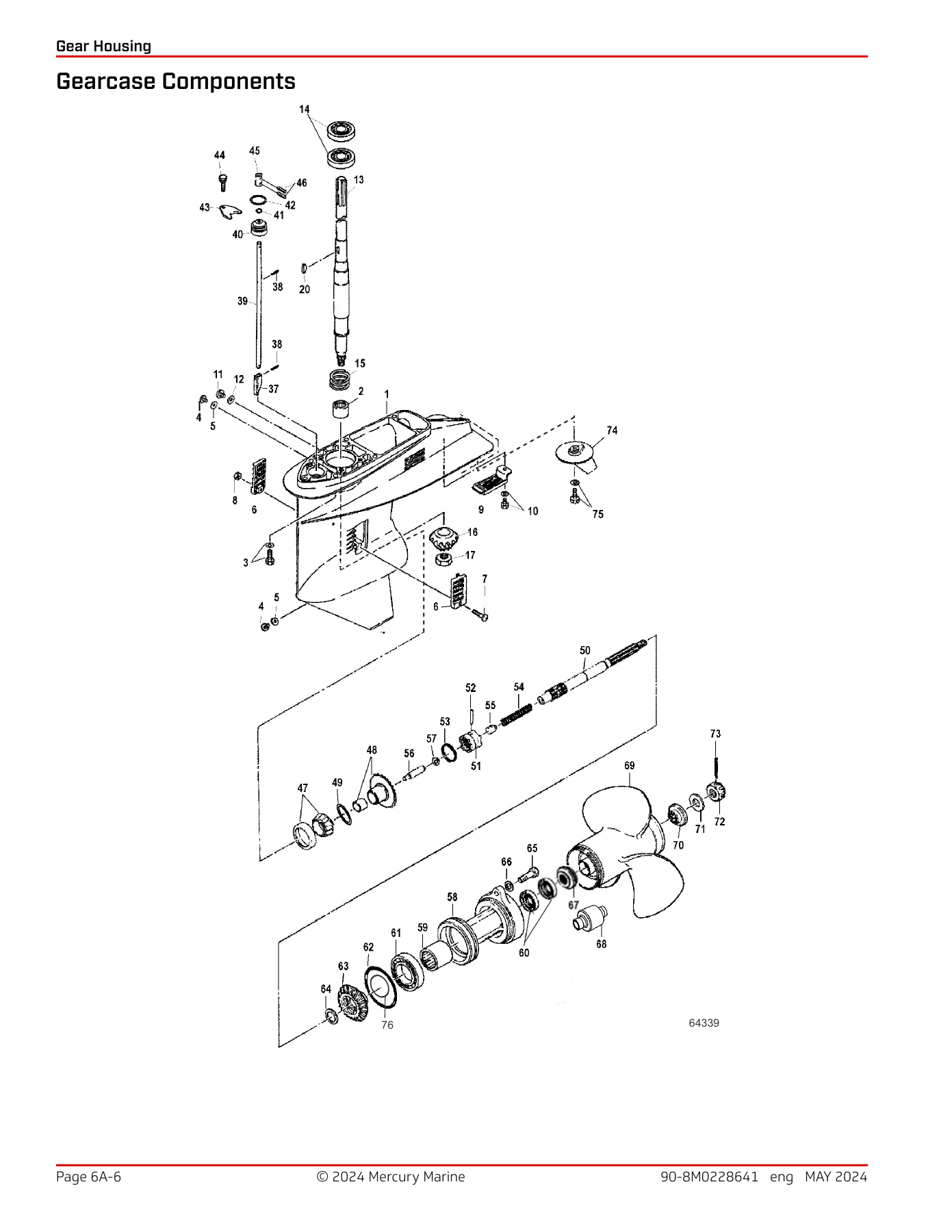 Mercury 40/50hp Two Stroke Outboards Service Manual 90-8M0228641 2024 - Image 3