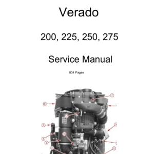 Mercury Verado 200 225 250 275 2005 Service Manual - July 2004