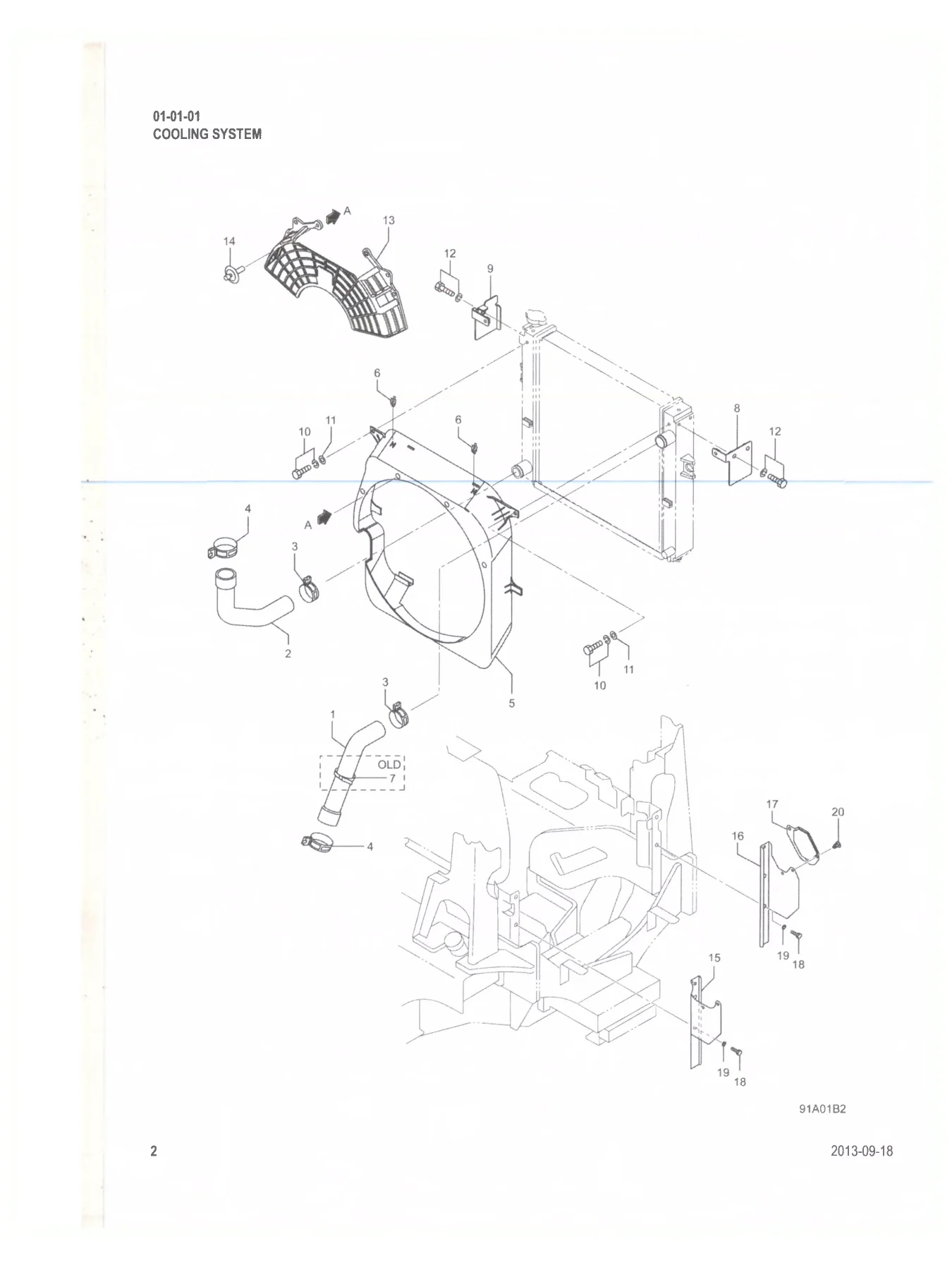 Mitsubishi FD30N FD35N Forklift Parts Manual - Chassis, Mast & Options 98738-0C310 - Image 2