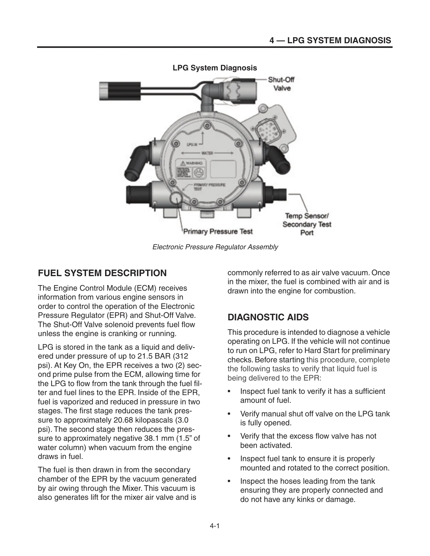 Mitsubishi Forklift Trucks GM 4.3L G6 LPG Fuel System Service Manual Supplement - FGC35K FGC70K - Image 2