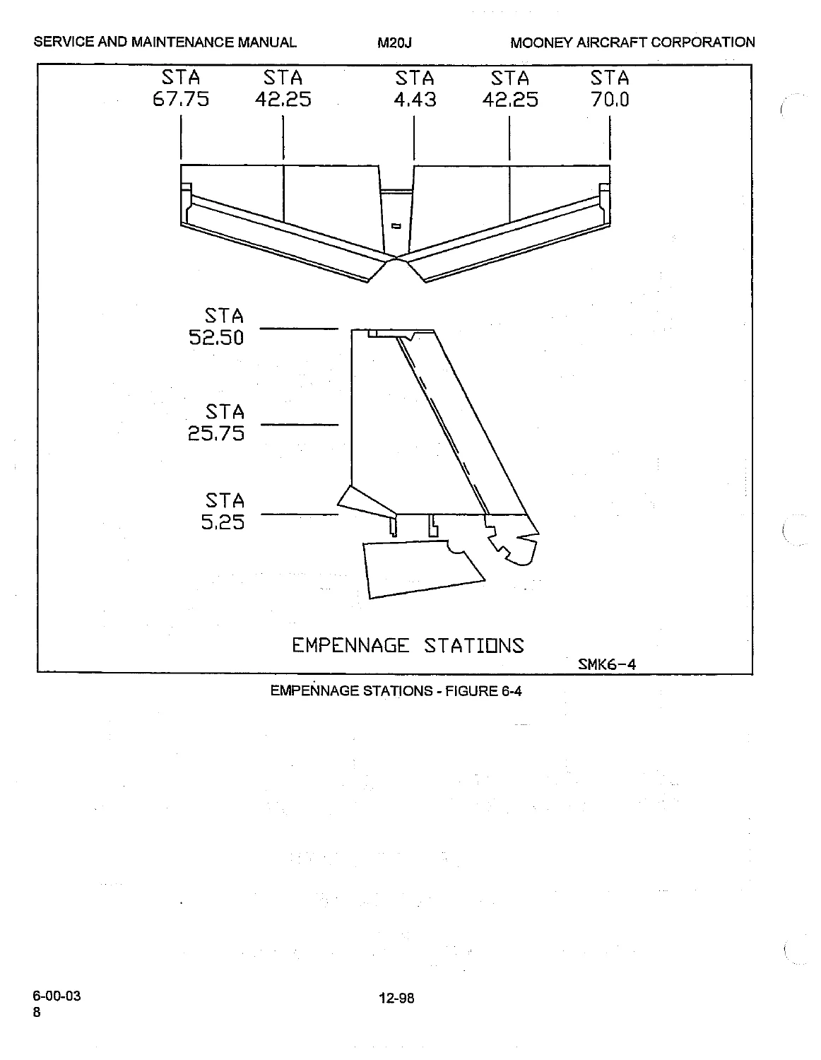 Mooney M20J Service and Maintenance Manual - Manual No. 123 - December 1998 - Image 2