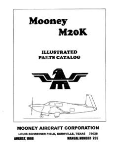 Mooney M20K Illustrated Parts Catalog 1998 - IPC Manual PDF Download