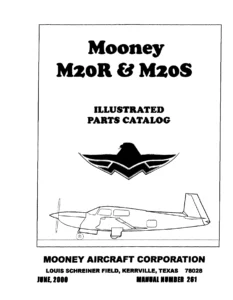 Mooney M20R M20S Illustrated Parts Catalog Manual 261 - June 2000 PDF
