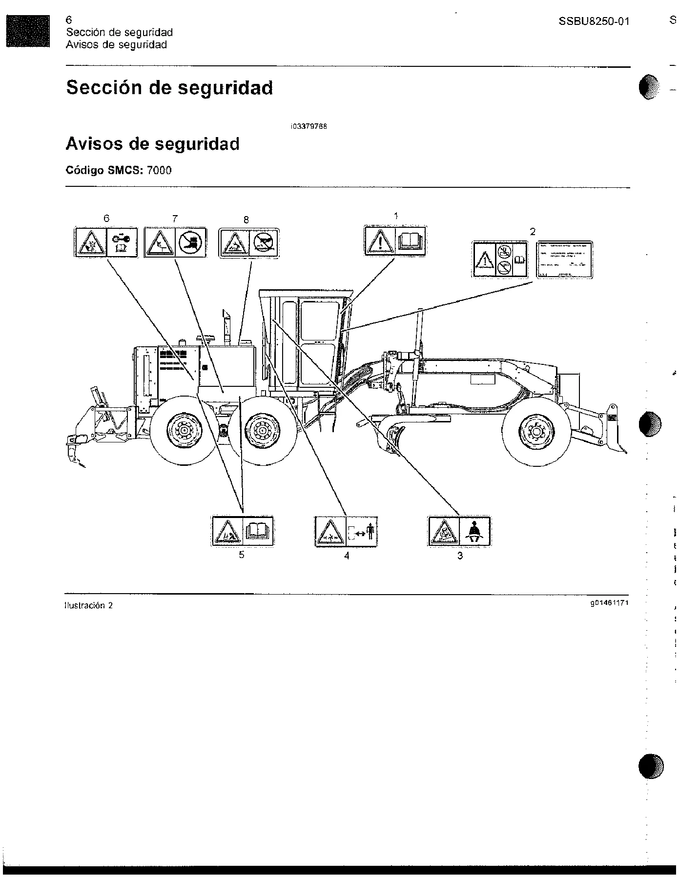 Motoniveladora Caterpillar 120K - Manual de Operación y Mantenimiento (Español) - Image 3