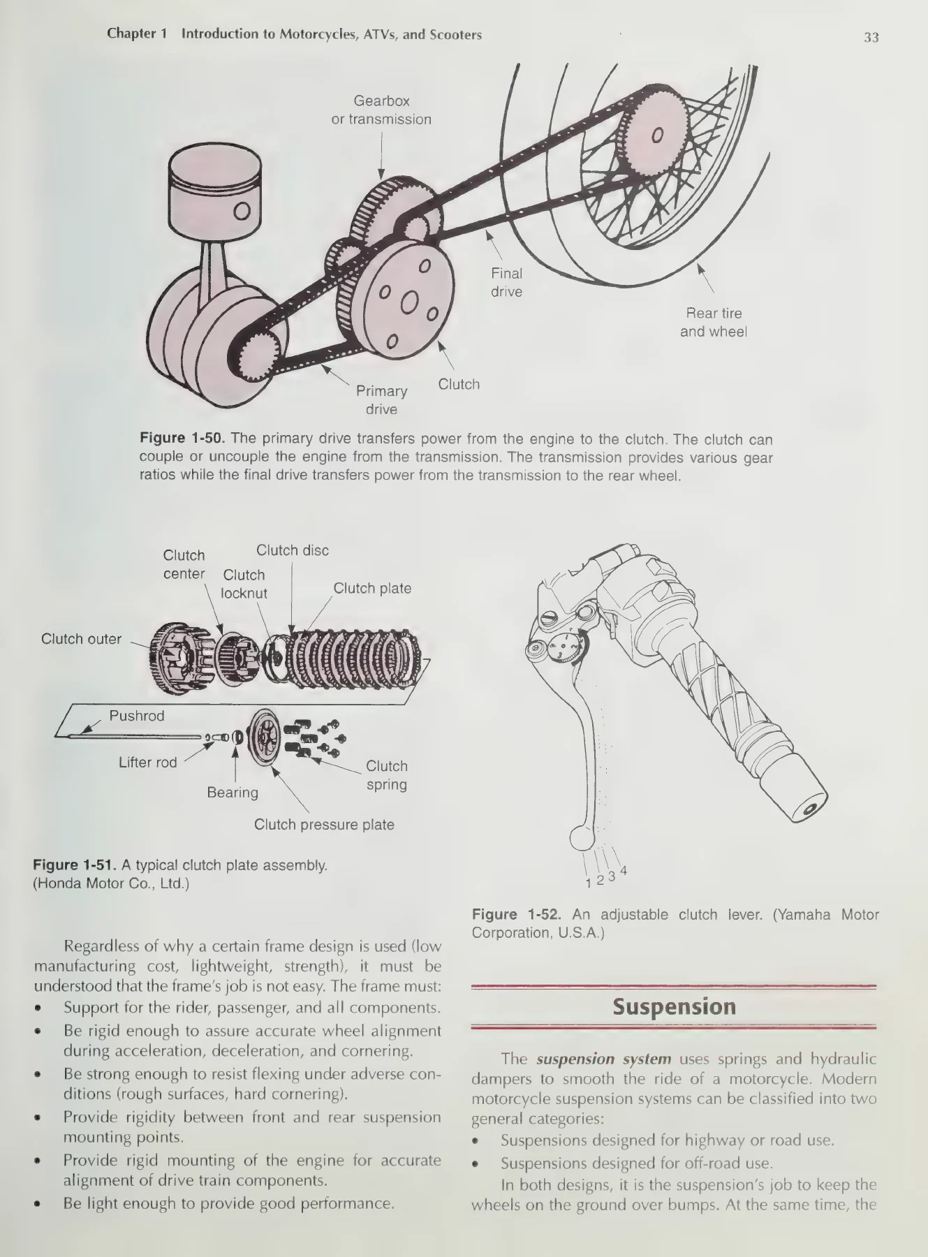 Motorcycles Fundamentals, Service and Repair 3rd Edition 1999 - Motorcycle, ATV & Scooter Repair Textbook PDF - Image 3