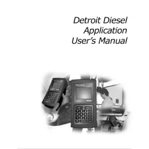 NEXIQ Detroit Diesel Application User's Manual - DDEC III/IV, Marine Controls & Series 638 Diagnostic Software for Pro-Link