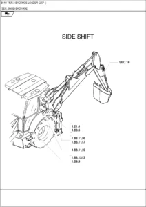 New Holland B110 Tier 3 Backhoe Loader Parts Catalog 2007-Onwards PDF