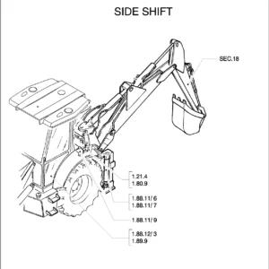 New Holland B110 Tier 3 Backhoe Loader Parts Catalog 2007-Onwards PDF