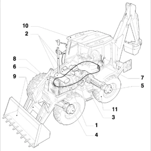 New Holland B110B Tier III (2008) Backhoe Loader Parts Catalogue