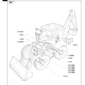 New Holland B90B B95B B100B B110B B115B – Catálogo de Piezas y Despiece PDF en Español