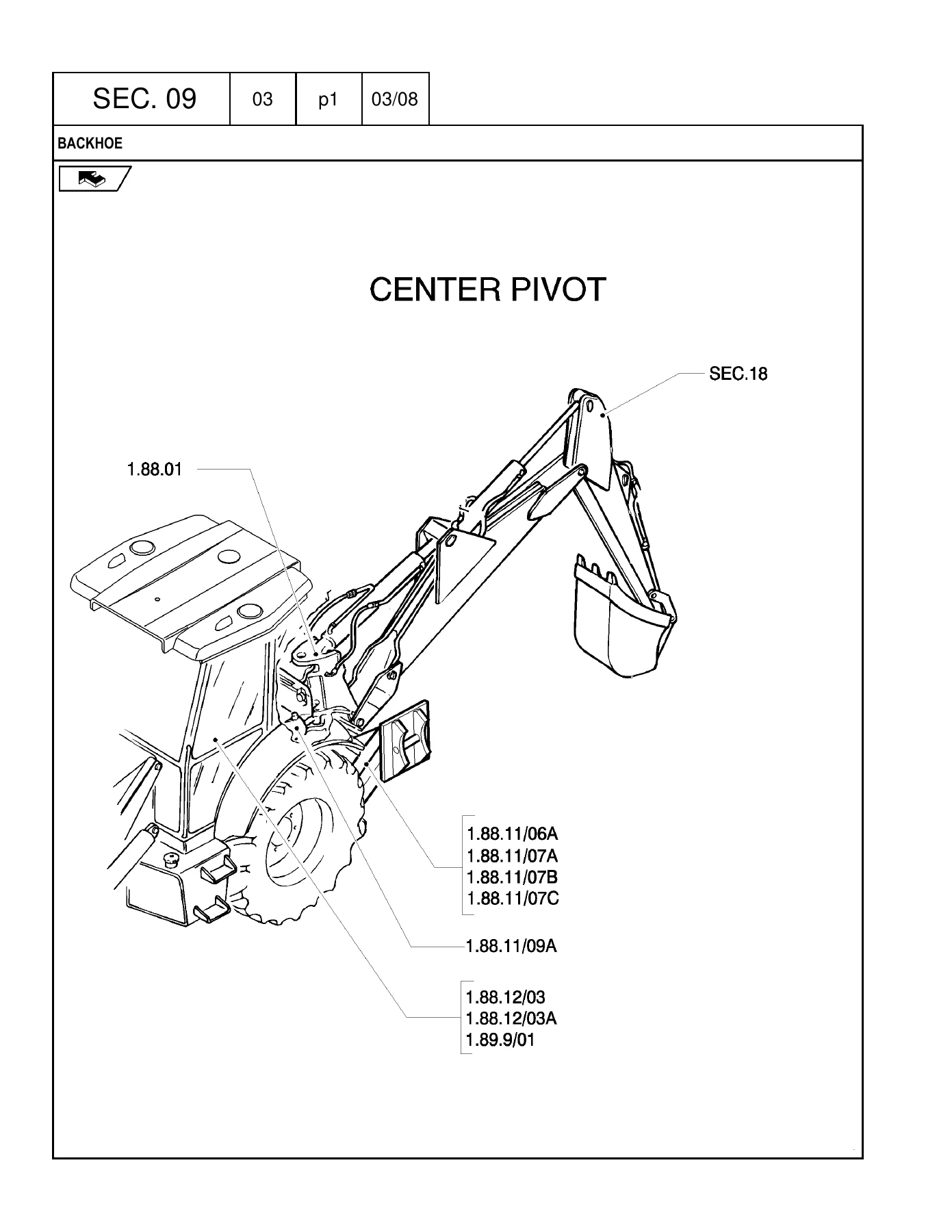 New Holland B95B Tier 3 Backhoe Loader Parts Catalog 87659788 NA 2008 - PDF - Image 3