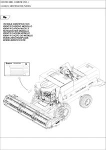 New Holland CSX7080 D660 Combine Illustrated Parts Catalog 2008+ PDF