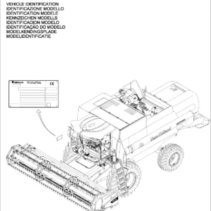 New Holland CSX7080 D660 Combine Illustrated Parts Catalog 2008+ PDF