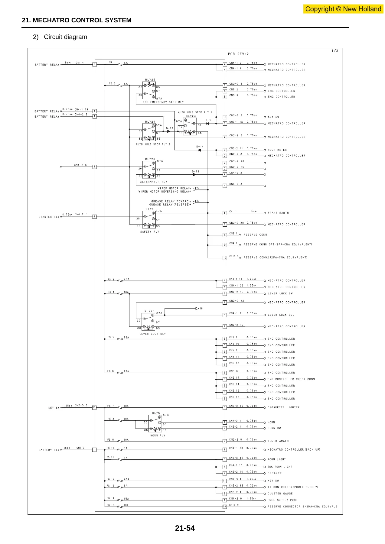 New Holland E215B E215BLC HS Engine Excavator Shop Manual PDF 87731204 - Image 3