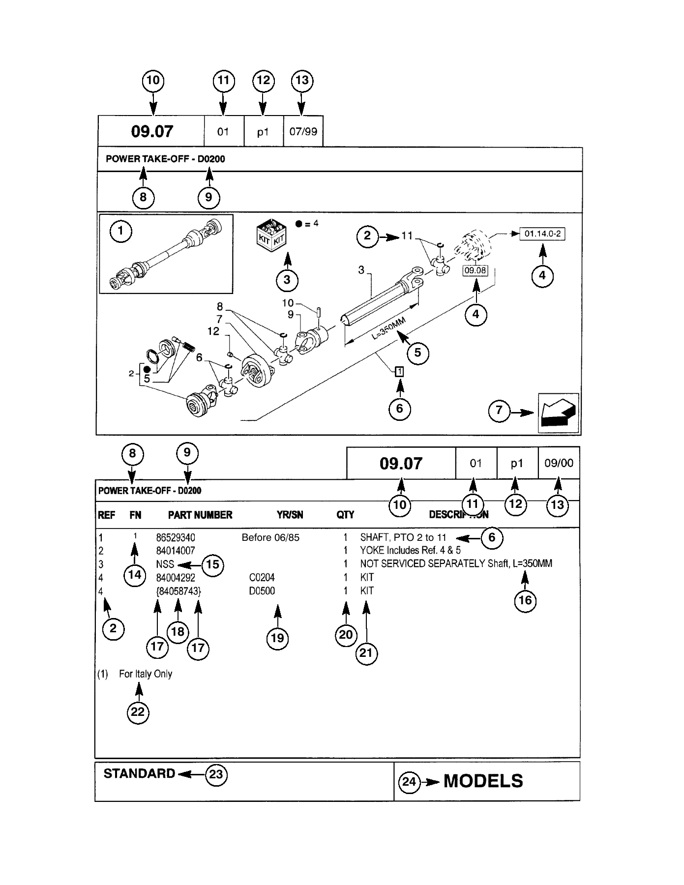 New Holland L-781 L-783 L-785 Skid-Steer Loader Service Parts Catalog PDF - Image 2