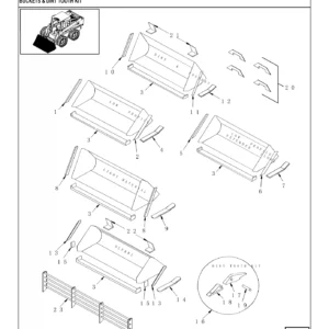 New Holland LS160 LS170 Skid Steer Loaders Parts Catalog 2014 - PDF Download