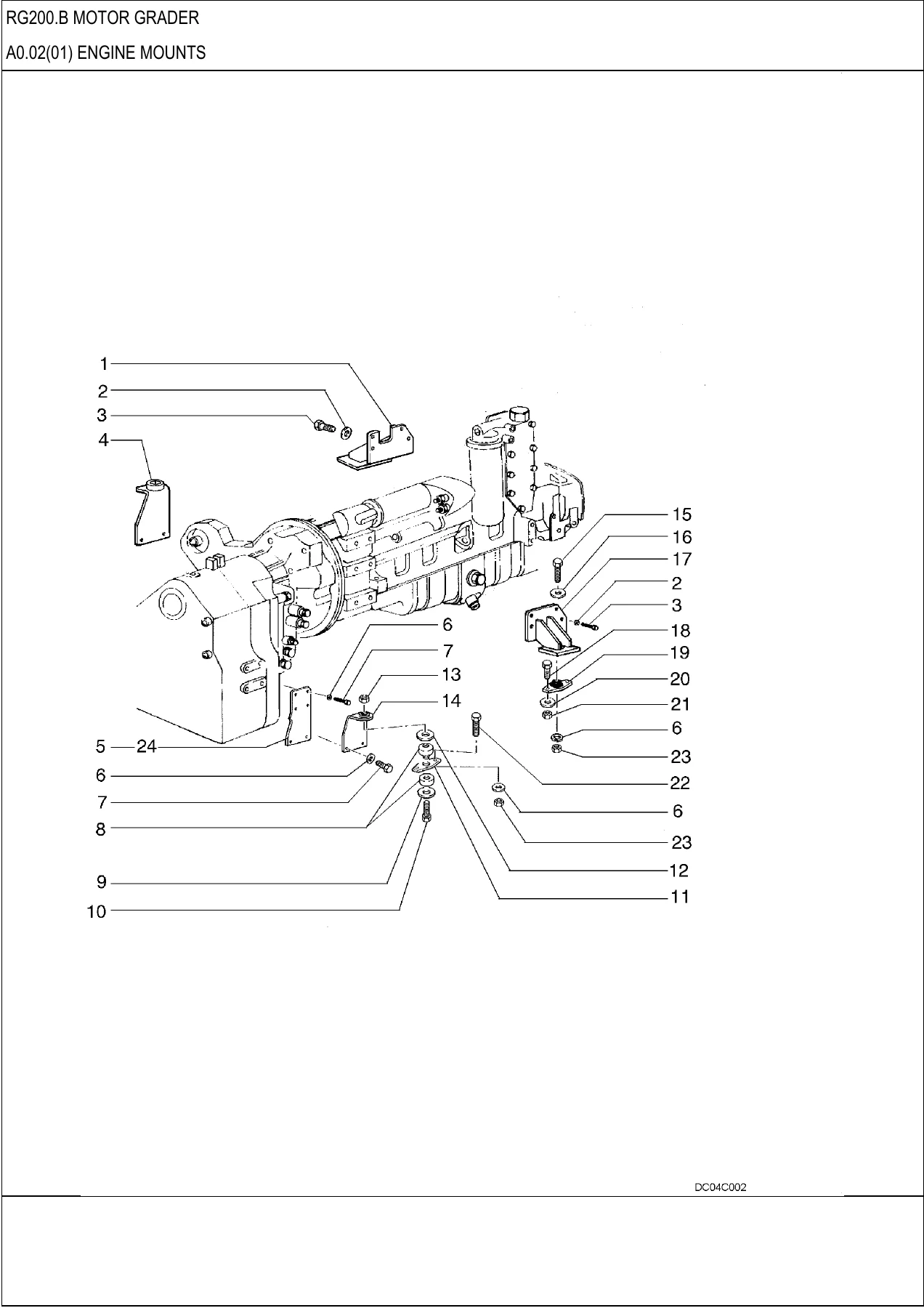 New Holland RG200.B Motor Grader Parts Catalog PDF - Complete Illustrated Parts Manual - Image 2