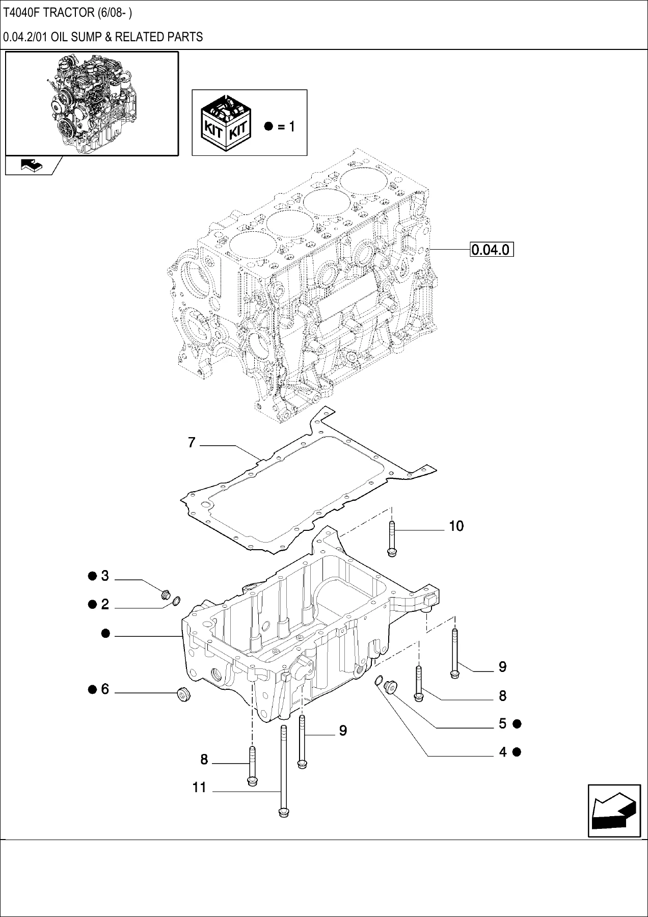 New Holland T4040F Tractor Illustrated Parts Catalog - June 2008 Onward PDF - Image 3