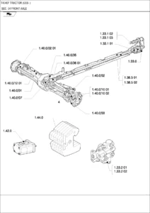 New Holland T4040F Tractor Illustrated Parts Catalog - June 2008 Onward PDF