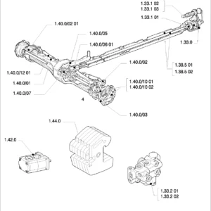 New Holland T4040F Tractor Illustrated Parts Catalog - June 2008 Onward PDF