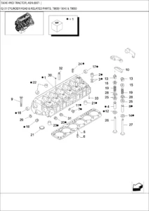 New Holland T9040 T9030 T9050 T9060 4WD Tractor Parts Catalog PDF Download
