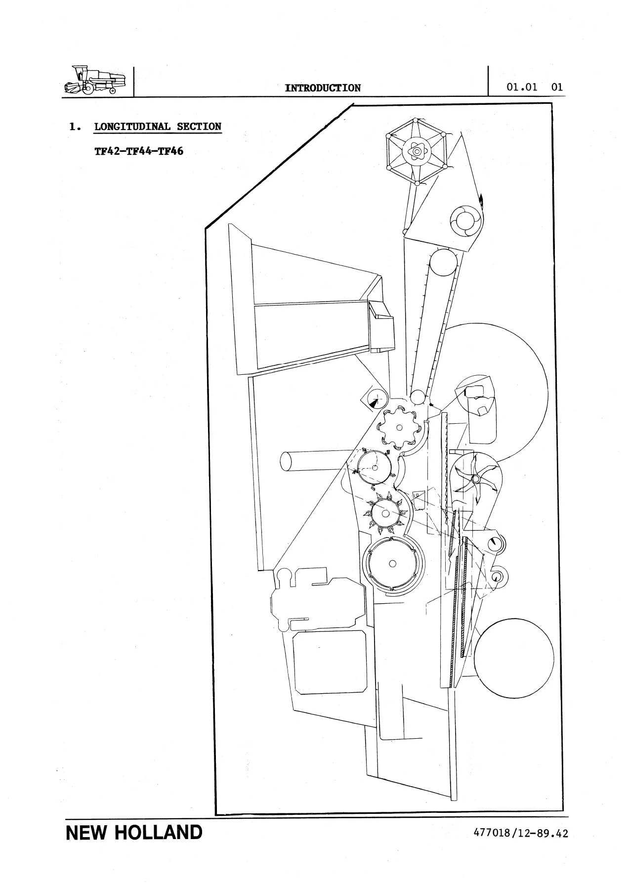 New Holland TF and TX Series Combines Training Service Manual - Image 2