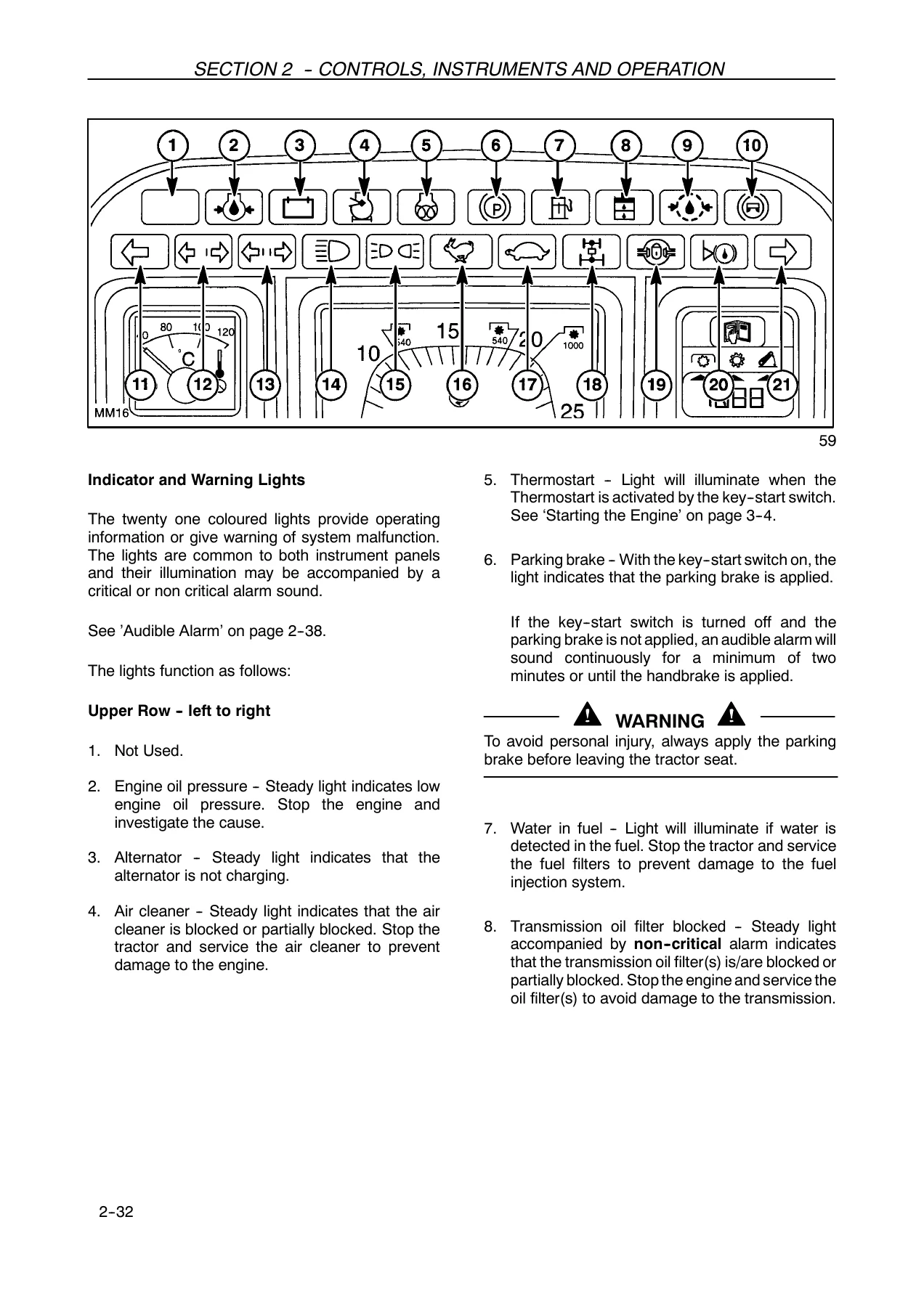 New Holland TM120 TM130 TM140 TM155 TM175 TM190 Operator's Manual - Image 3