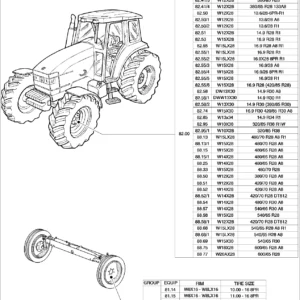 New Holland TM190 Tractor Parts Catalog June 2002-On – TM120 TM130 TM140 TM155 TM175 TM190 PDF