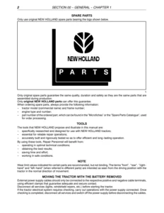 New Holland TN55 TN65 TN70 TN75 Tractor Shop Manual PDF