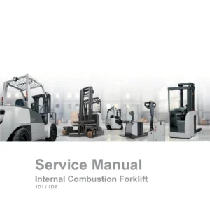 Nissan 1D1 1D2 Forklift Service Manual - 1 Ton & 2 Ton Series Workshop Repair Manual PDF