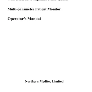 Northern Meditec Venus Taurus Pisces Virgo Aries Gemini Aquarius Multi-Parameter Patient Monitor Operator's Manual