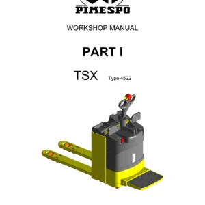 OM Pimespo TSX CTX CTXi Workshop Manual - 4522 4523 4535 Electric Pallet Truck & Stacker Service Repair Manual PDF