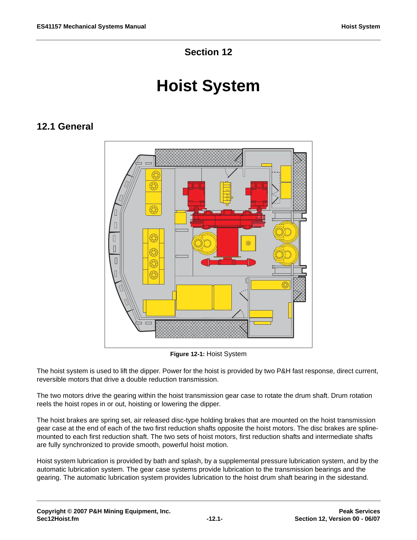 P&H 4100XPC Electric Mining Shovel Mechanical Systems Manual - Serial ES41157 - Image 3