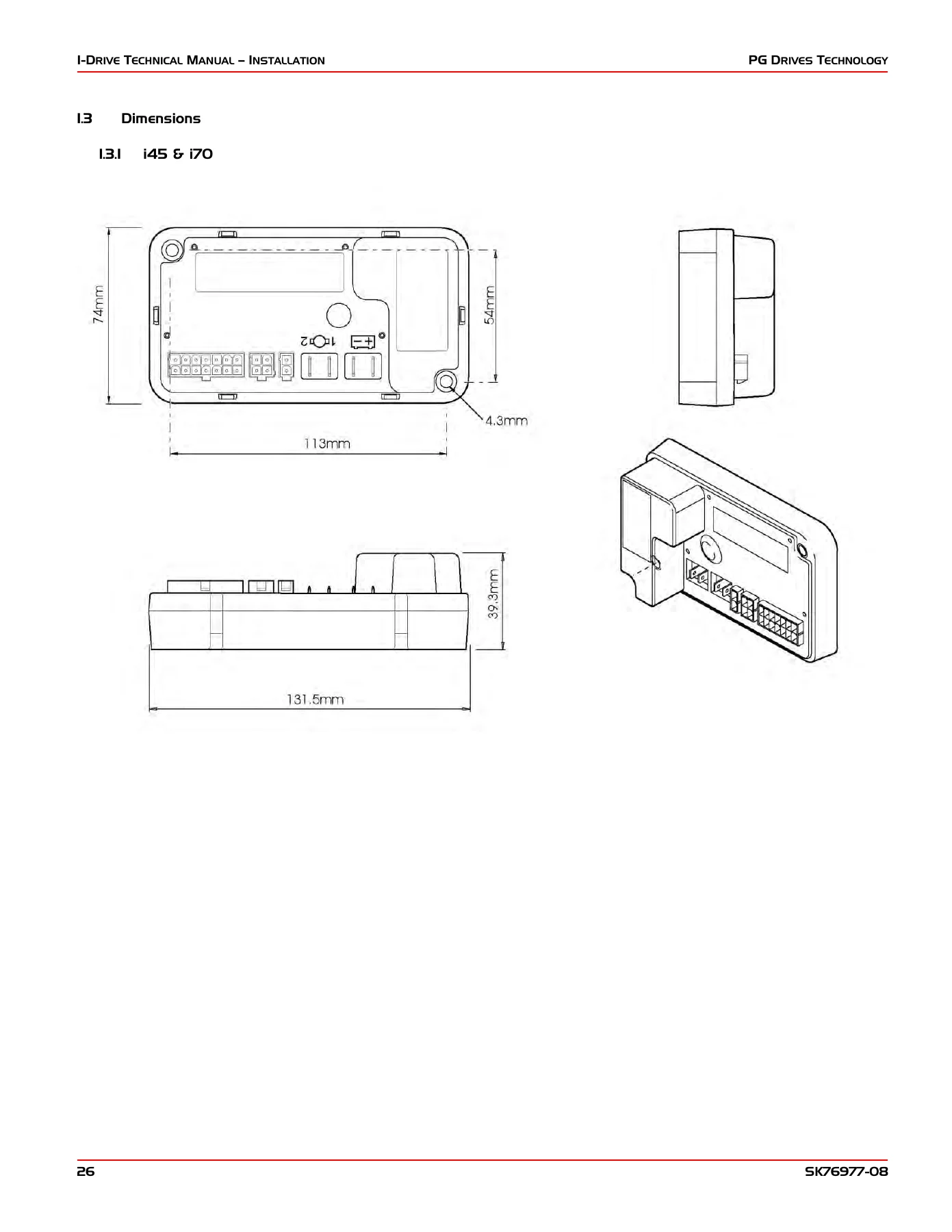 PG Drives Technology i-Drive Controller Family Technical Manual SK76977-08 - PDF Download - Image 2