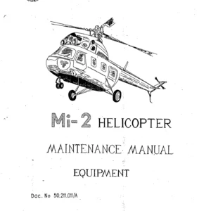 PZL-Swidnik Mi-2 Helicopter Equipment Maintenance Manual - Doc 50.211.011/A