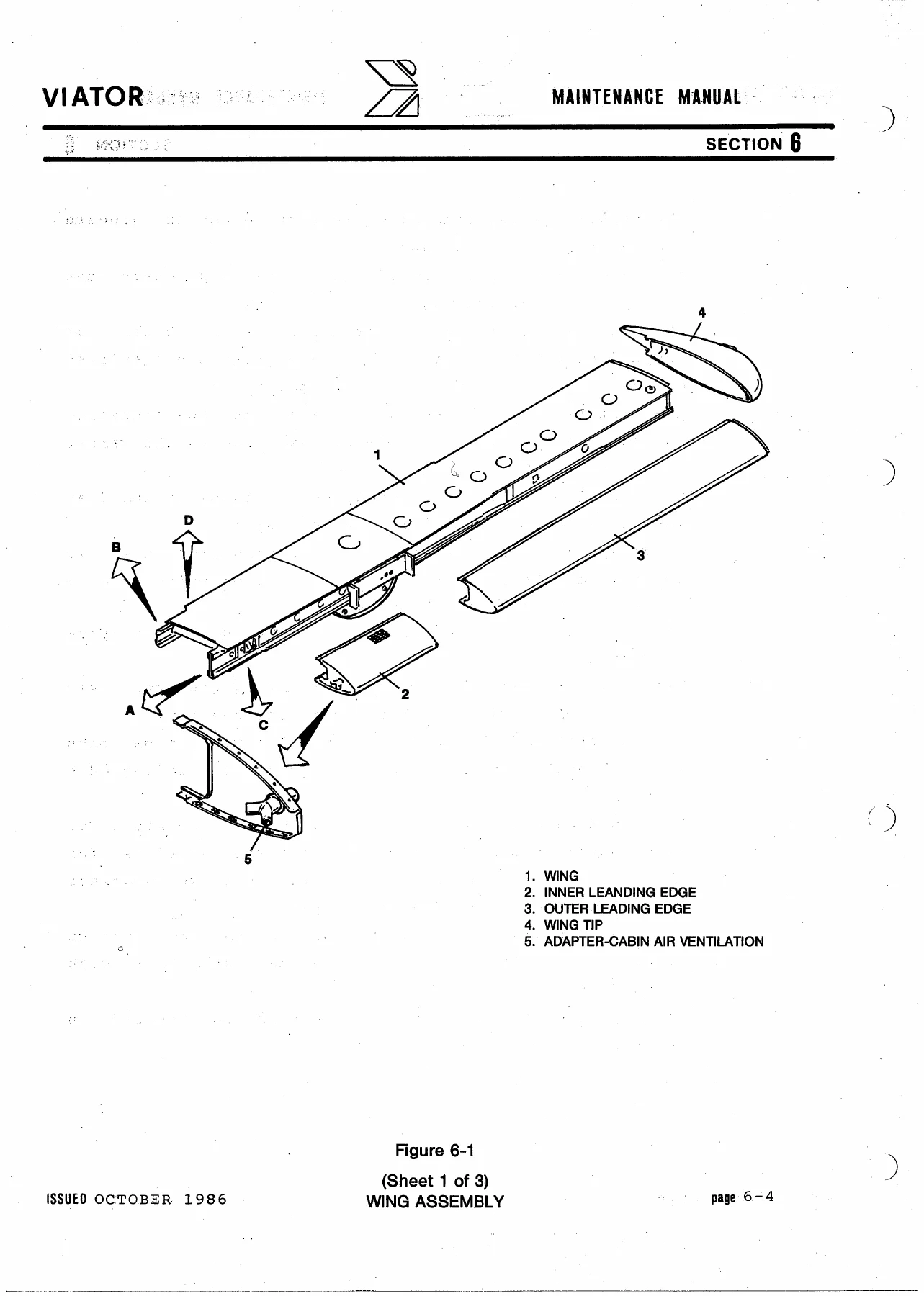 Partenavia AP68TP 600 VIATOR Maintenance Manual - Vulcanair NOR10.709-6 PDF - Image 3