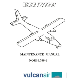 Partenavia AP68TP 600 VIATOR Maintenance Manual - Vulcanair NOR10.709-6 PDF