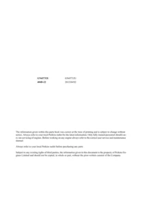 Perkins 404D-22G Engine Parts Book Manual - 2012 PDF Download