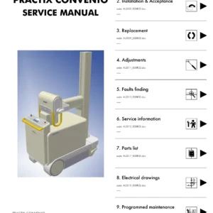 Philips Practix Convenio Mobile X-Ray System Service Manual (2005)