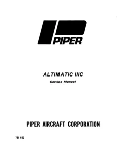 Piper AltiMatic IIIC Autopilot Service Manual 761-602 (1974-1981) PDF