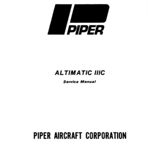 Piper AltiMatic IIIC Autopilot Service Manual 761-602 (1974-1981) PDF
