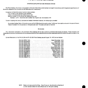 Piper Aztec PA-23-250 & Apache PA-23-235 Illustrated Parts Catalog